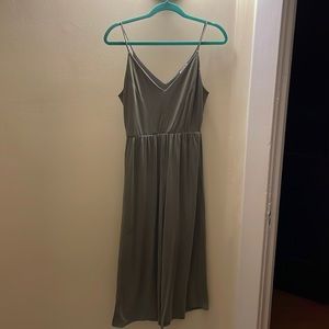 Spaghetti strap green spring/summer jumpsuit